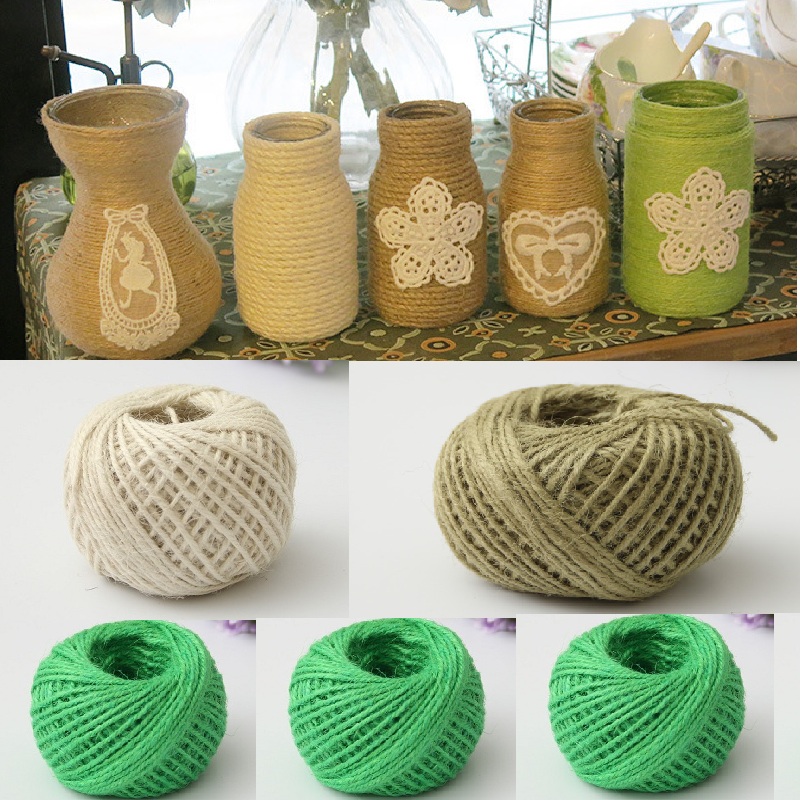 Twine Jute Natural - 예술 공예 및 원예용 50m 천연