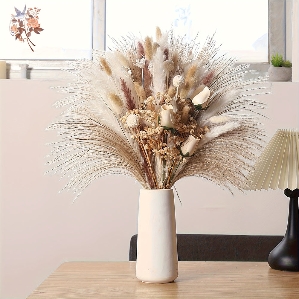 80개 인조 드라이플라워 부케, 인테리어 홈 테이블 장 - Florist Supply Vases 리뷰 및 가격