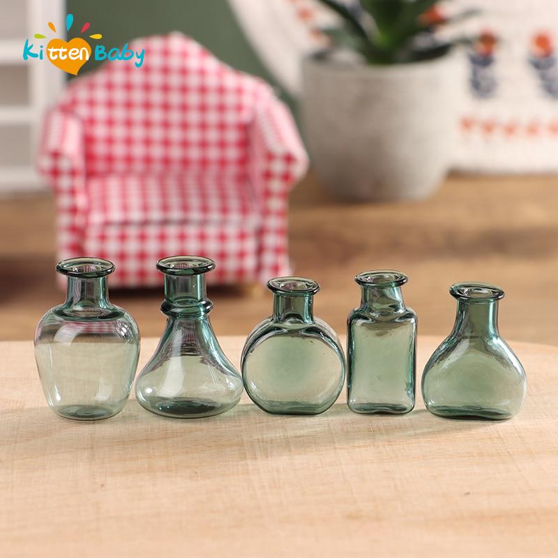 1/12 사랑스러운 미니어처 인형의 집 유리병, 미니  - Florist Supply Vases 리뷰 및 가격