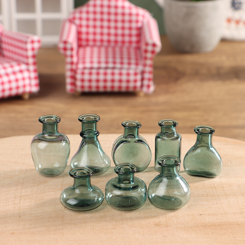 1/12 사랑스러운 미니어처 인형의 집 유리병, 미니  - Florist Supply Vases 리뷰 및 가격