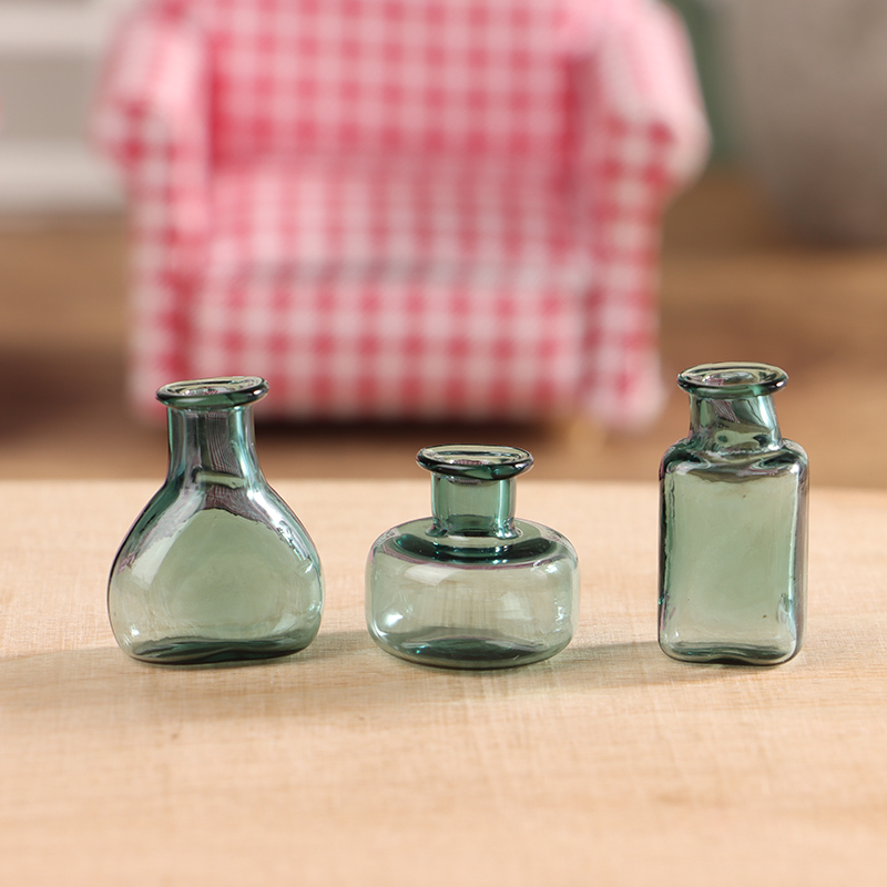 1/12 사랑스러운 미니어처 인형의 집 유리병, 미니  - Florist Supply Vases 리뷰 및 가격