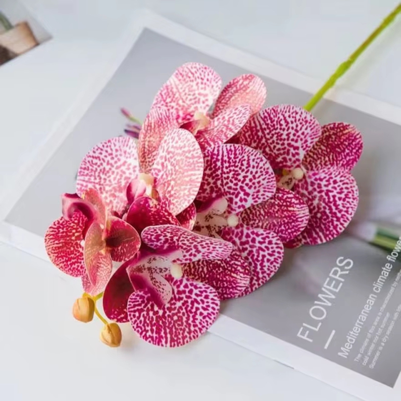 3D 인공 꽃 플라스틱 나비 난초 홈 꽃병 테이블 장식 - Florist Supply Vases 리뷰 및 가격