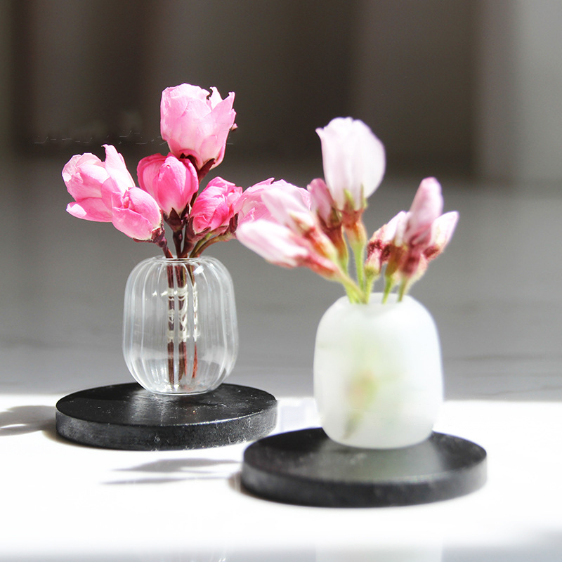 1:6 1:12 인형 집 미니어처 액세서리 미니 유리  - Florist Supply Vases 리뷰 및 가격