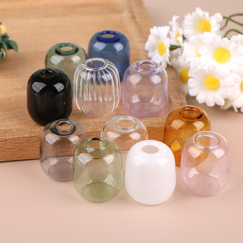 1:6 1:12 인형 집 미니어처 액세서리 미니 유리  - Florist Supply Vases 리뷰 및 가격