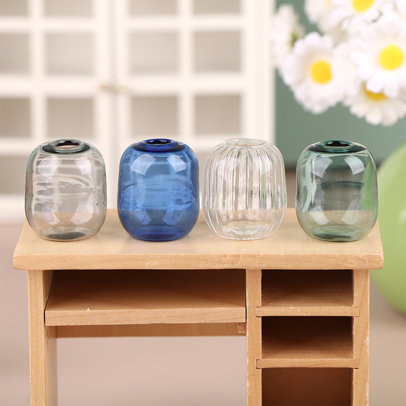 1:6 1:12 인형 집 미니어처 액세서리 미니 유리  - Florist Supply Vases 리뷰 및 가격