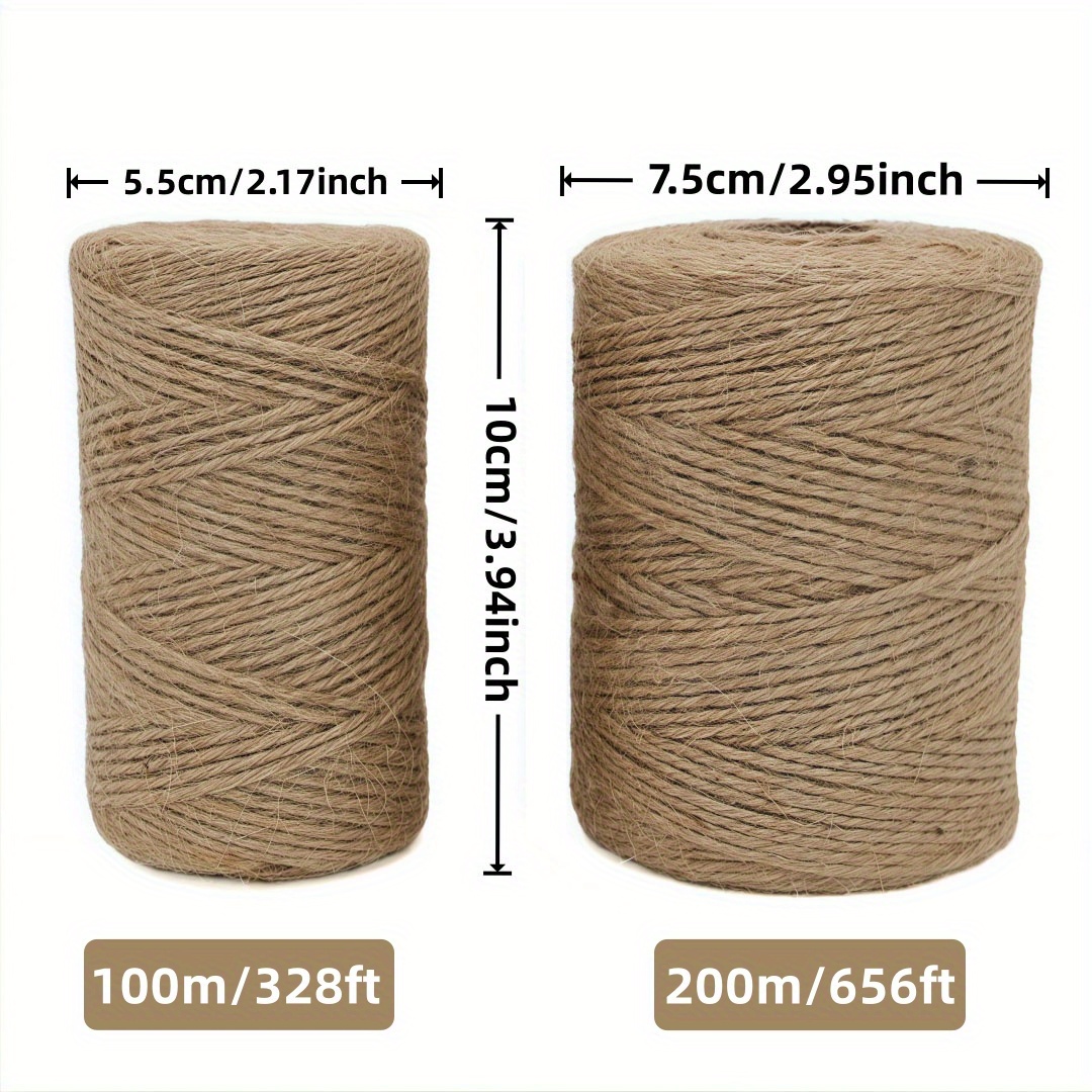내추럴 빈티지 로프 황마 리본 공예 DIY 천연 끈 황 - Twine Jute Natural 리뷰 및 가격