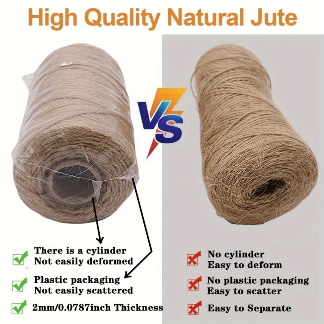 내추럴 빈티지 로프 황마 리본 공예 DIY 천연 끈 황 - Twine Jute Natural 리뷰 및 가격