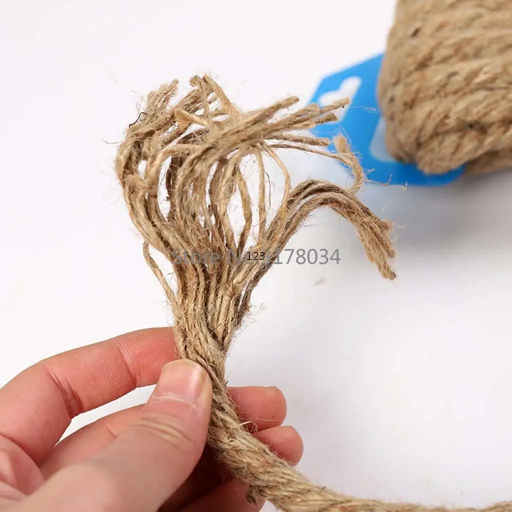 10mm 1m-100m 천연 황마 로프 헤비 듀티 트위 - Twine Jute Natural 리뷰 및 가격