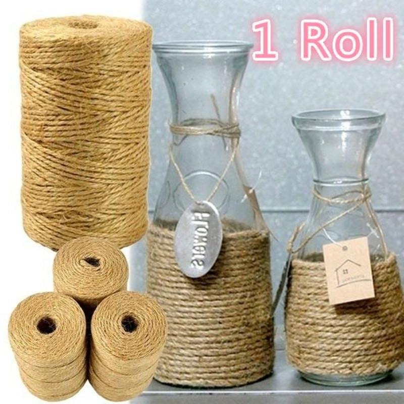 황마끈 100M 천연 사이잘 2mm 랩 웨딩 장식 공예 - Twine Jute Natural 리뷰 및 가격