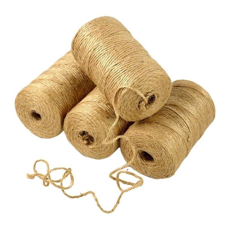 황마끈 100M 천연 사이잘 2mm 랩 웨딩 장식 공예 - Twine Jute Natural 리뷰 및 가격